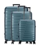 Travelite Air Base 4-Rollen Trolley Set eisblau