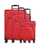 Travelite Chios Suitcase set (4 wheels) rot