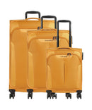 Travelite Croatia 4-Rollen Trolley Set curry