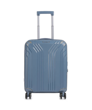 Travelite Elvaa S 4-Rollen Trolley taubenblau