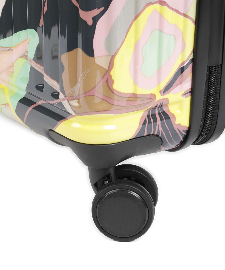 Travelite Cruise Suitcase set (4 wheels) gelbe orchidee