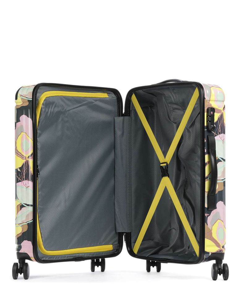 Travelite Cruise Suitcase set (4 wheels) gelbe orchidee