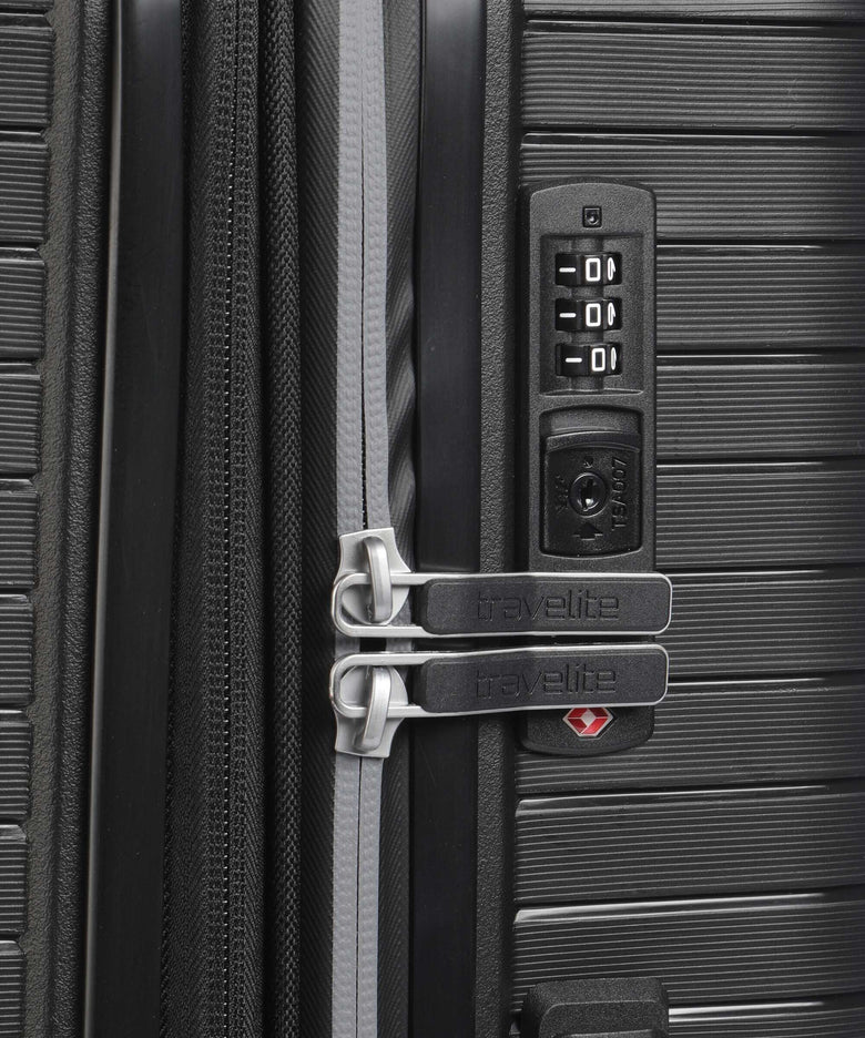 Travelite Orbita Suitcase set (4 wheels) schwarz
