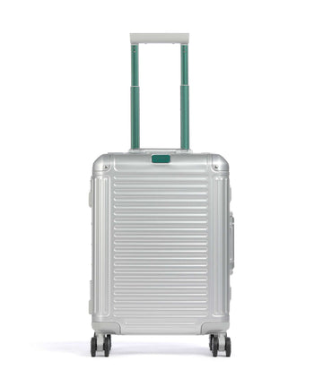 Travelite Next 4-Rollen Trolley silber/grün