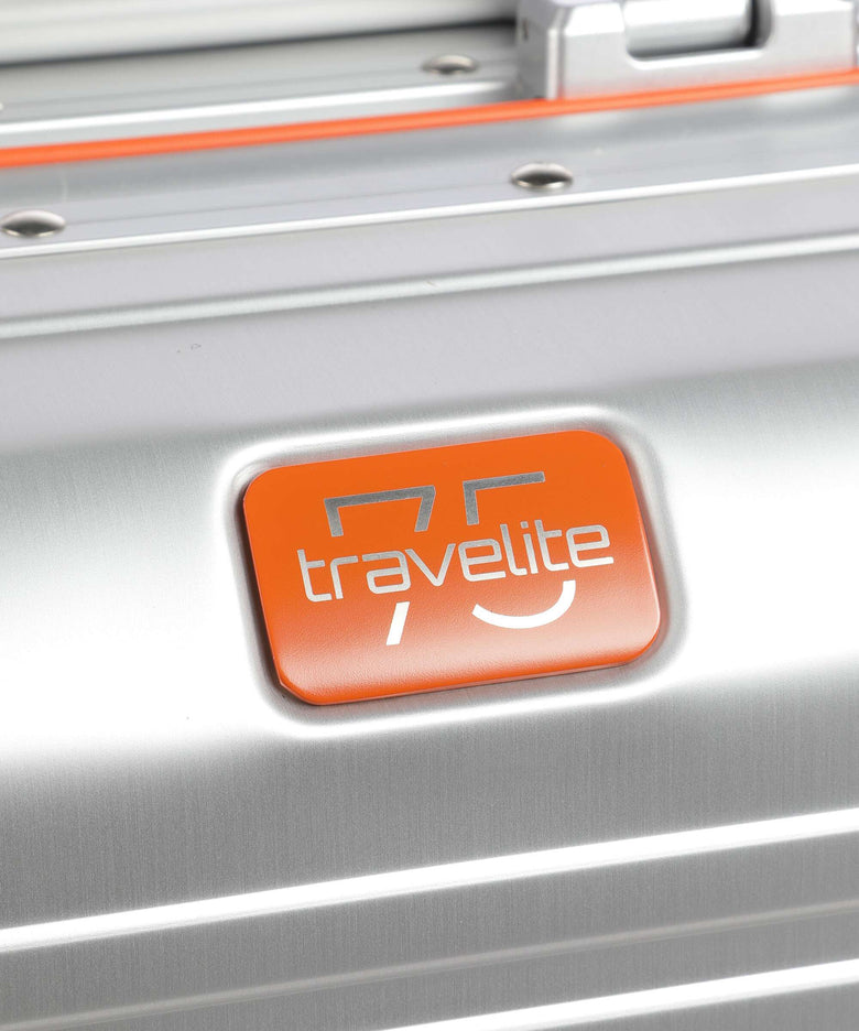 Travelite Next Spinner (4 wheels) silber orange
