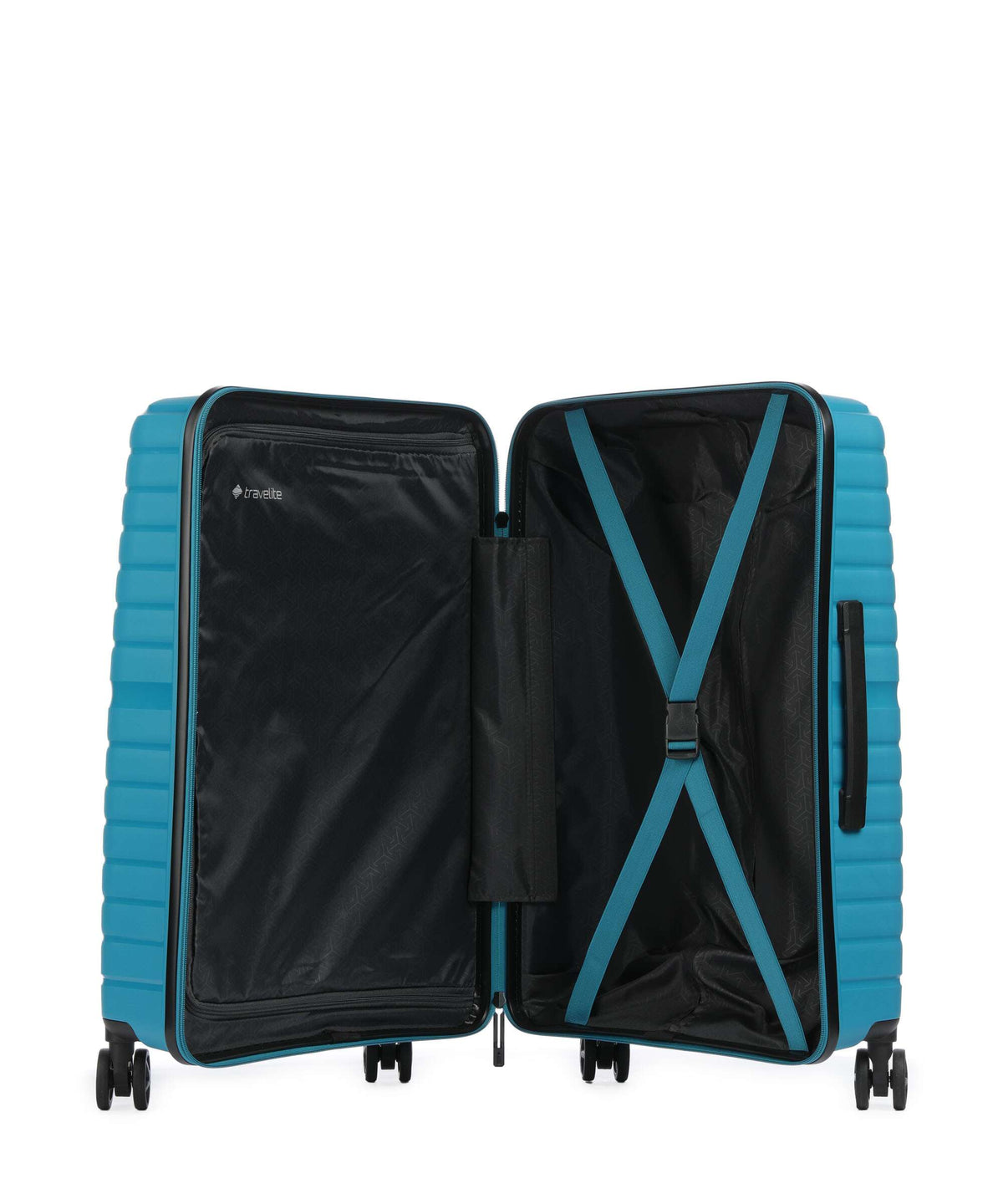 Travelite Trient Suitcase set (4 wheels) petrol