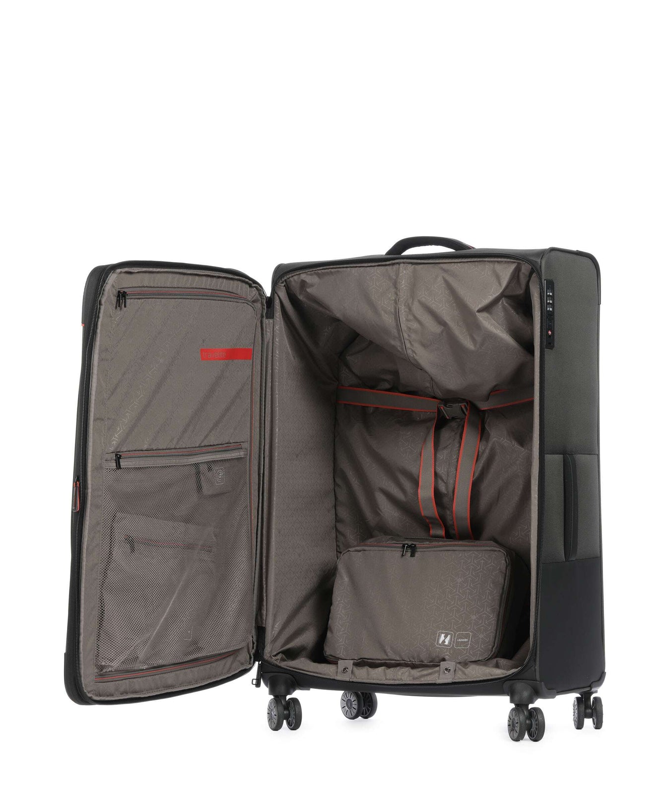 Travelite Crosslite Spinner (4 wheels) oliv