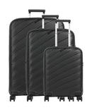 Travelite Burano 4-Rollen Trolley Set black