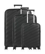 Travelite Burano 4-Rollen Trolley Set black