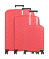 Travelite Burano 4-Rollen Trolley Set raspberry