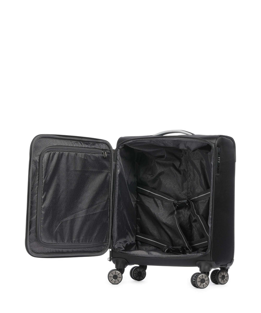 Travelite Cabin Max Spinner (4 wheels) schwarz