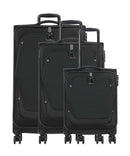 Travelite Umbria 4-Rollen Trolley Set black