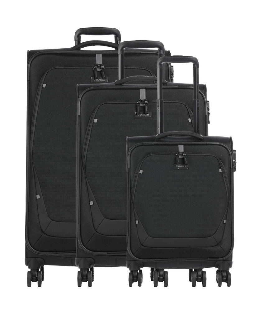 Travelite Umbria Suitcase set (4 wheels) black