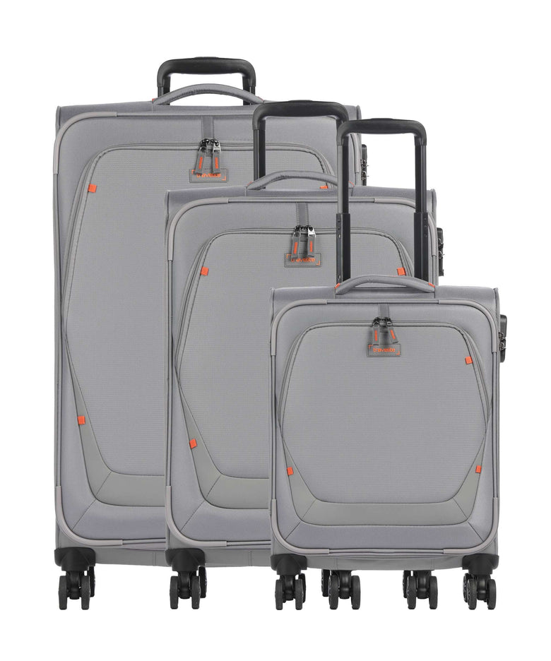 Travelite Umbria Suitcase set (4 wheels) smoky gray