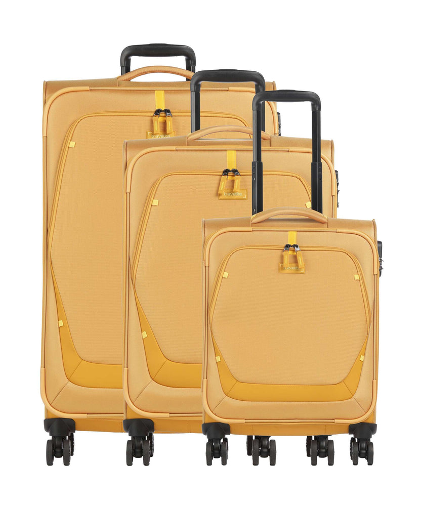 Travelite Umbria Suitcase set (4 wheels) golden glow