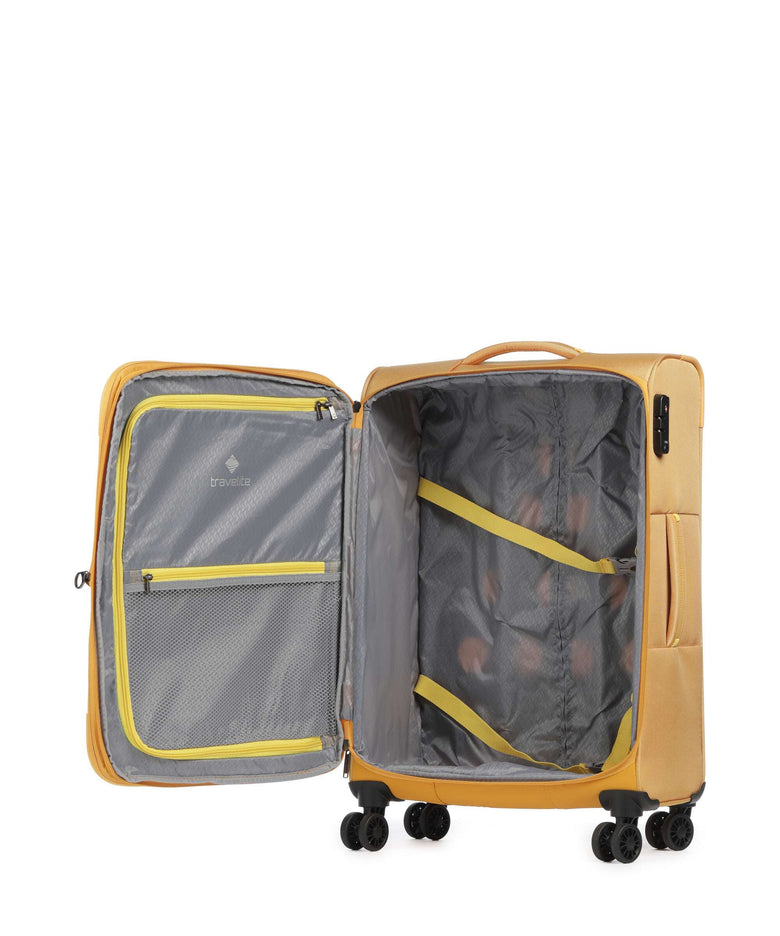 Travelite Umbria Suitcase set (4 wheels) golden glow