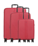 Travelite Air Stripe Set valigie trolley (4 ruote) red