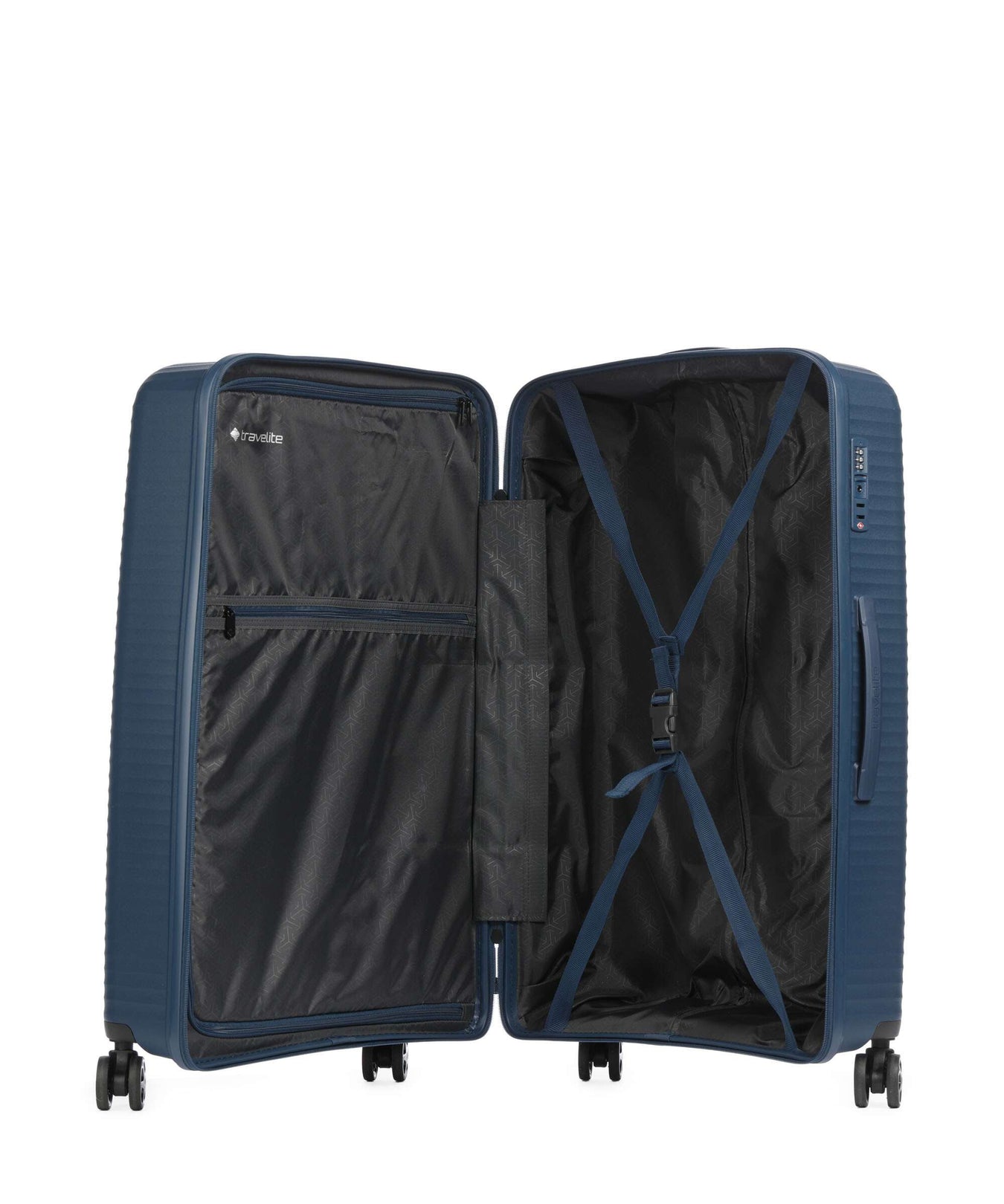 Travelite Air Stripe Spinner (4 wheels) navy