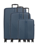 Travelite Air Stripe Set valigie trolley (4 ruote) navy