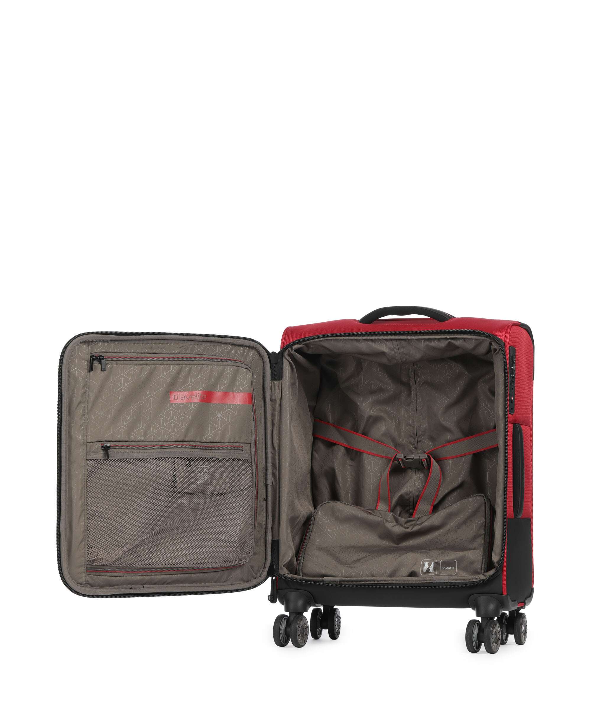 Travelite Crosslite 5.0 Spinner (4 wheels) red