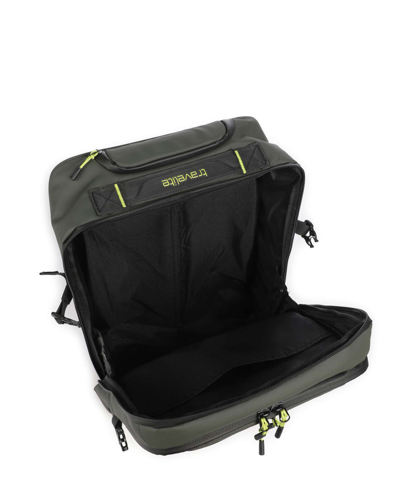 Travelite Briize Backpack with wheels khaki