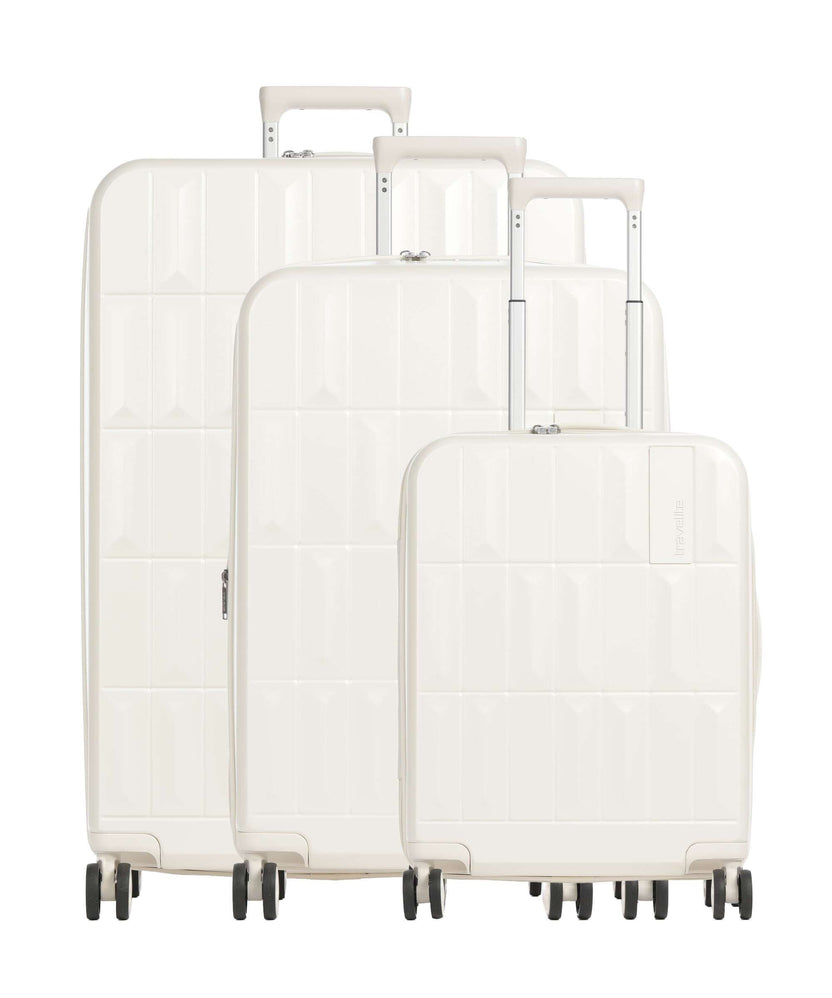 Travelite Panello Suitcase set (4 wheels) ivory