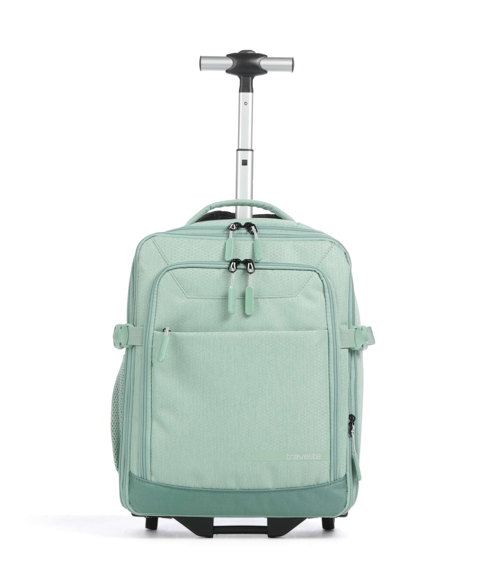 Travelite Kick Off Backpack with wheels sage green