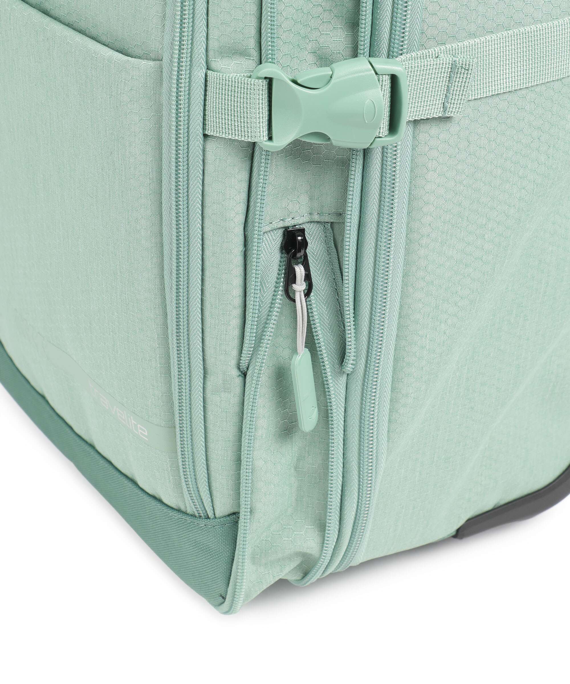 Travelite Kick Off Backpack with wheels sage green