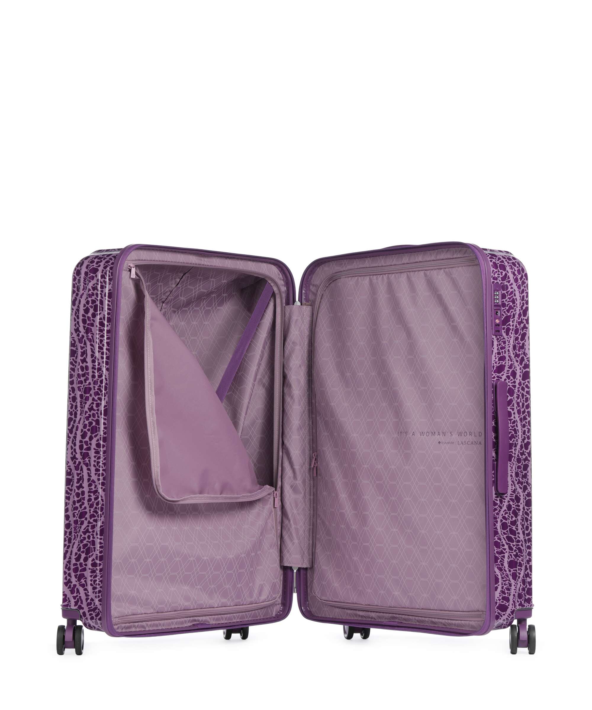 Travelite Lascana Edition Spinner (4 wheels) plum