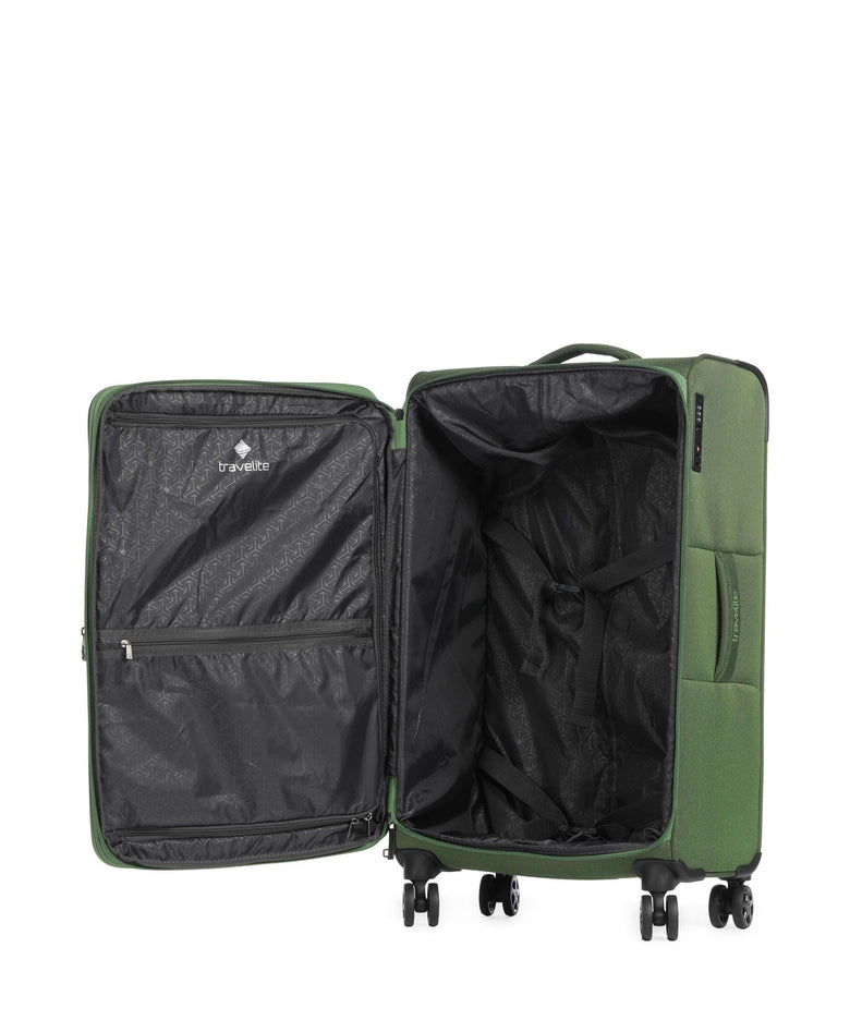 Travelite Cubis Spinner (4 wheels) green