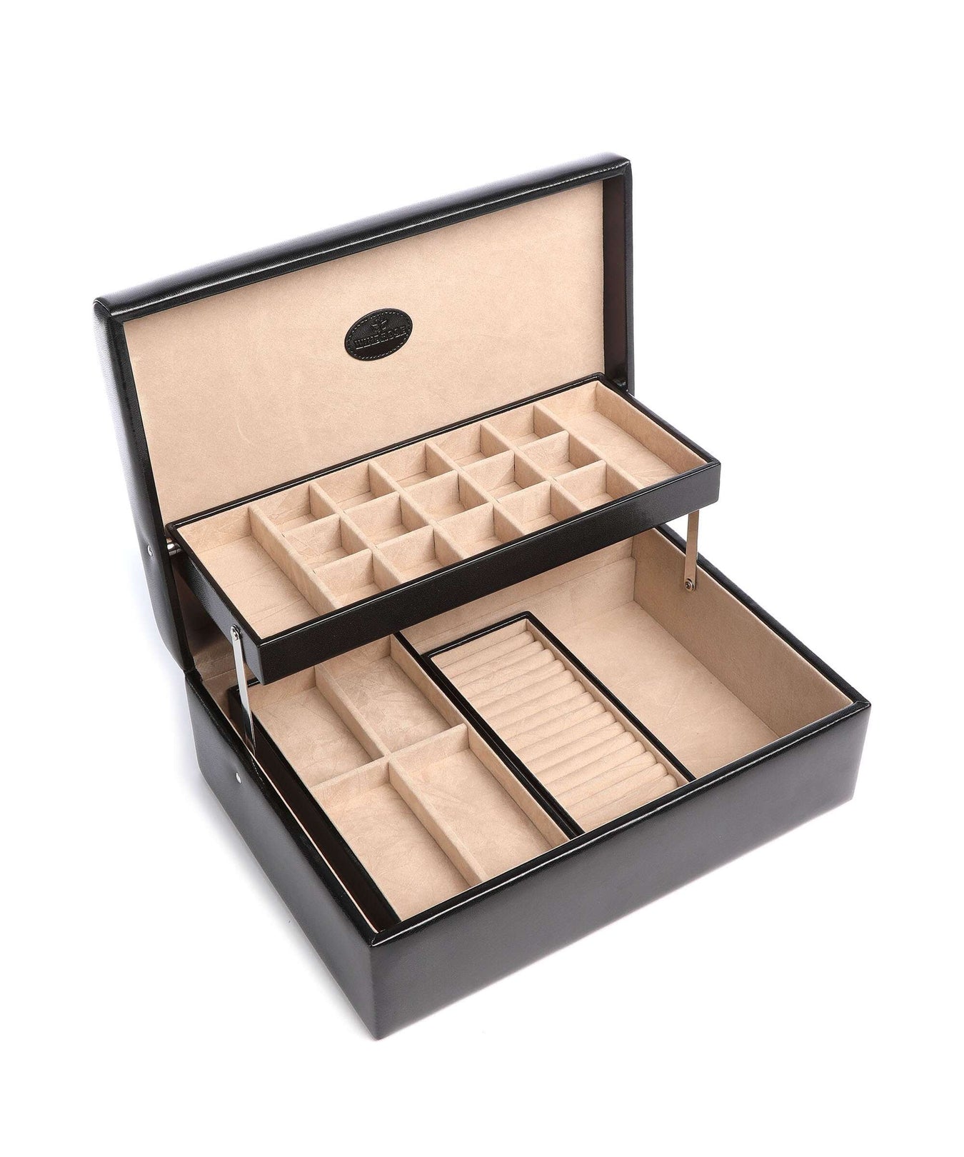 Windrose Merino Jewelry box schwarz