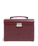 Windrose Merino 4 Etagen Schmuckkasten rot