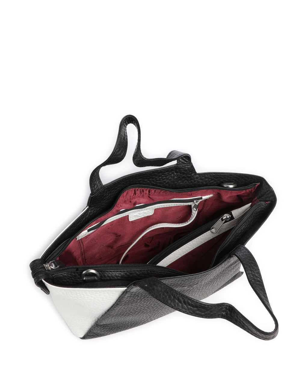 Voi Hirsch Verena Handbag schwarz/weiss
