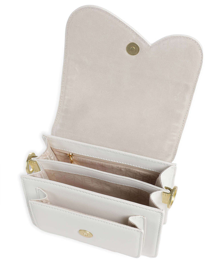 Bogner Bex Rafia Eartha Shoulder bag white