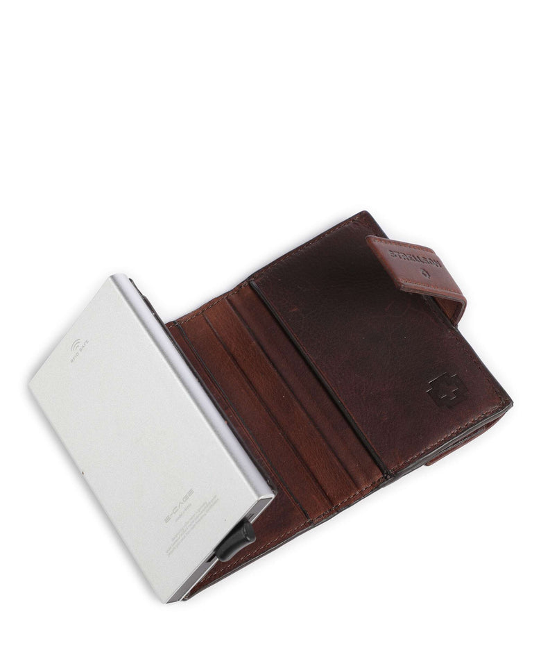Strellson Brick Lane C-Three Credit card holder dark brown
