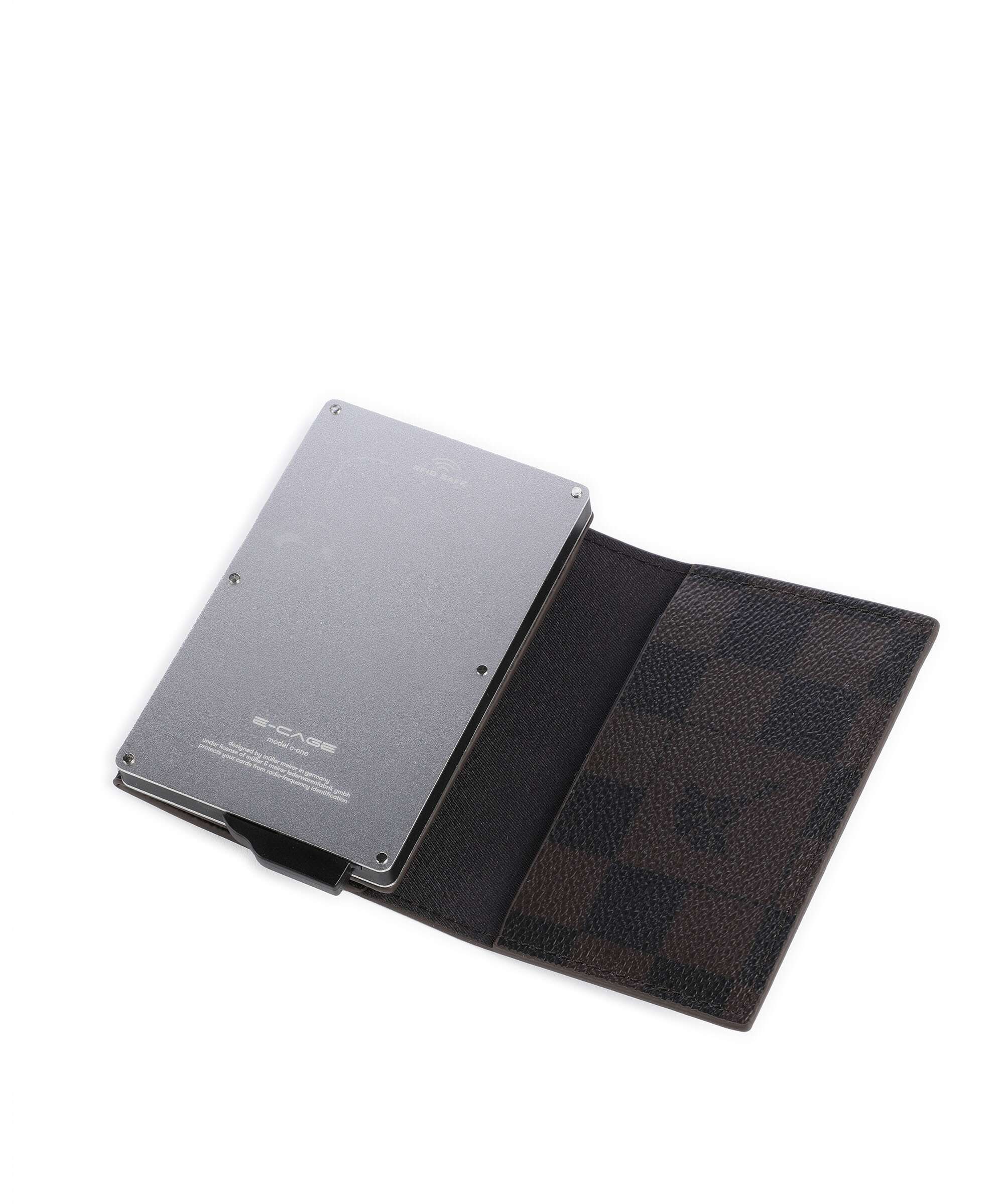 JOOP! Cortina Piazza E-Cage RFID Credit card holder seal brown