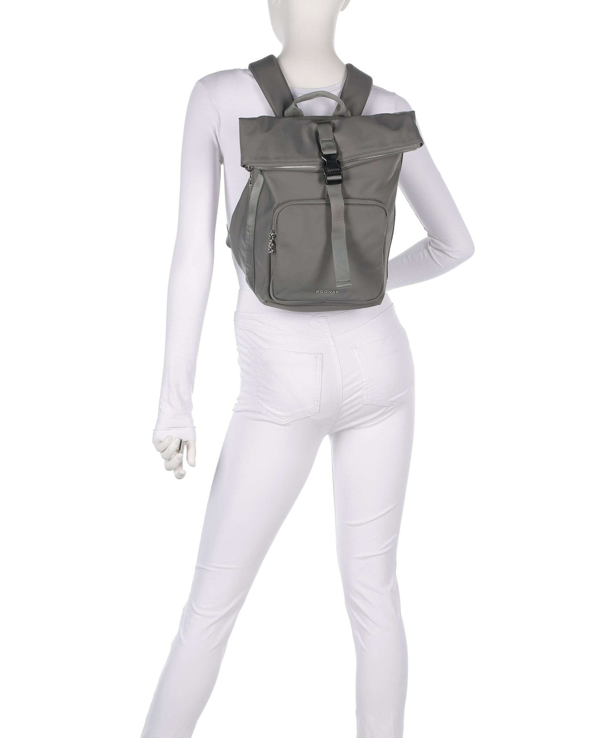 Bogner Klosters Eike Rolltop backpack grey
