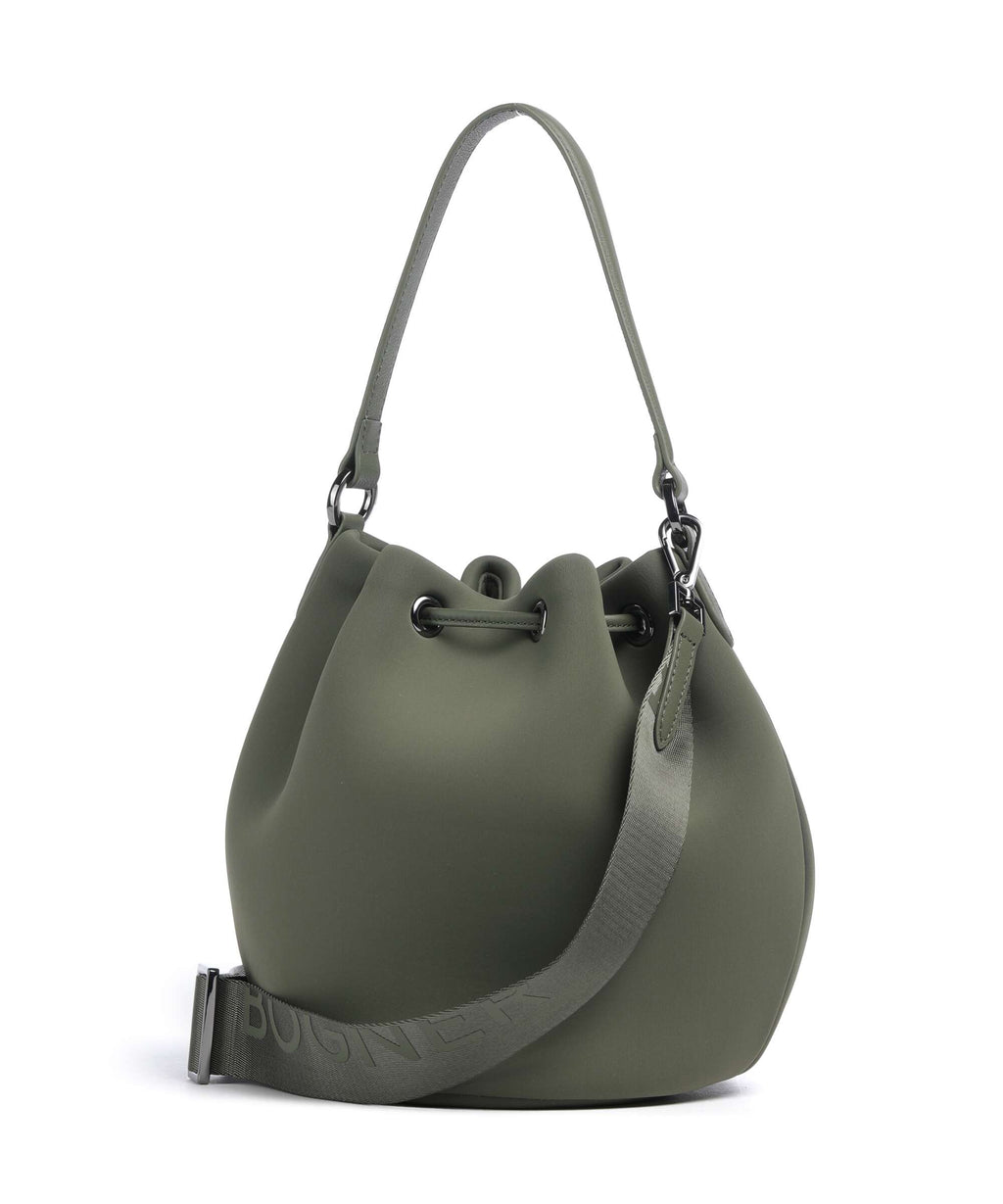 Bogner Alvier Ines Bucket bag dark olive