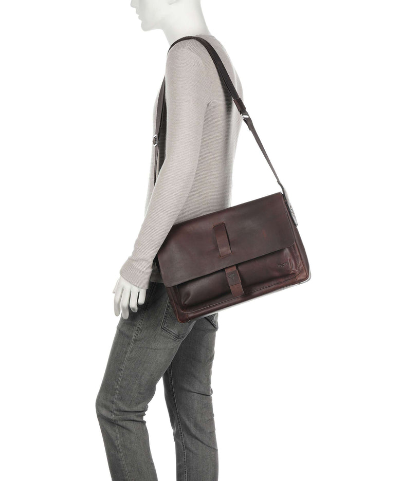 JOOP! Loreto Janis Messenger bag dark brown