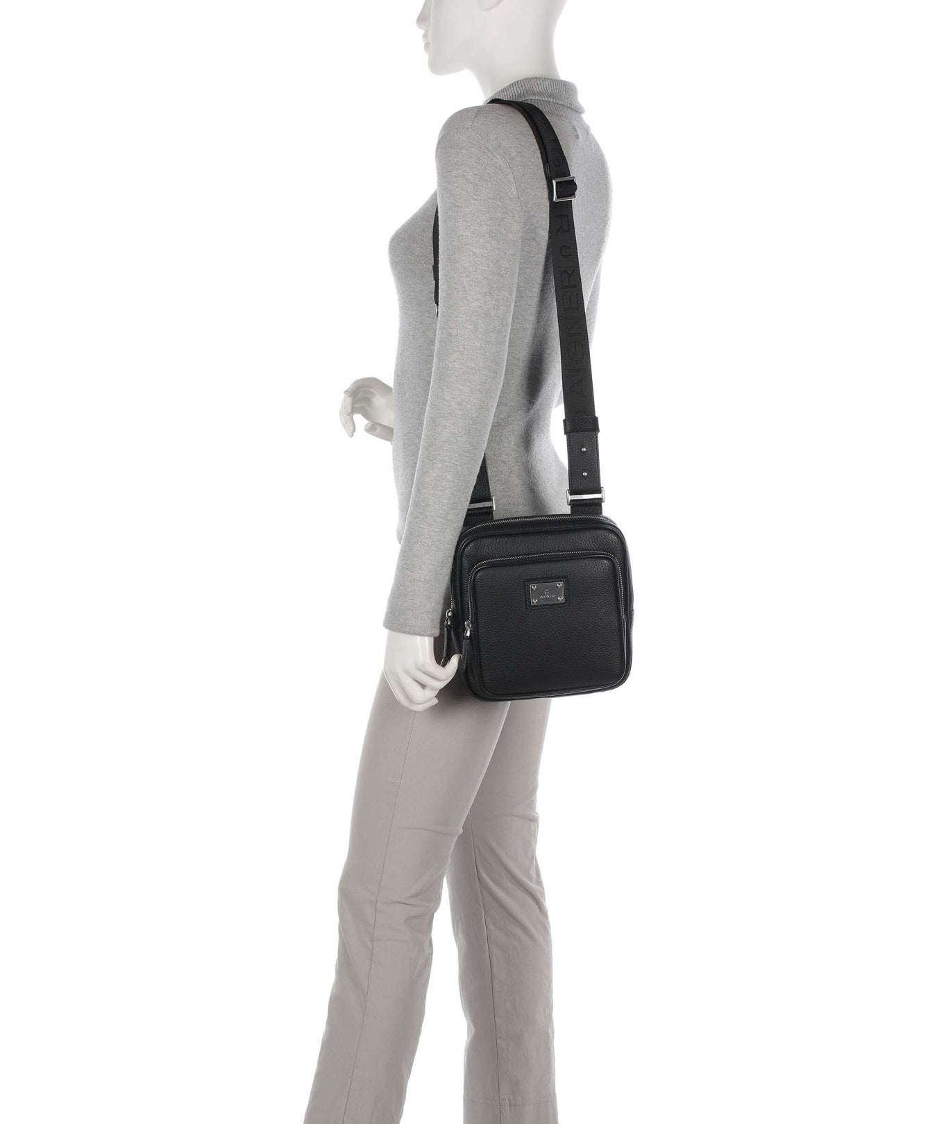 Aigner Elio S Crossbody bag black