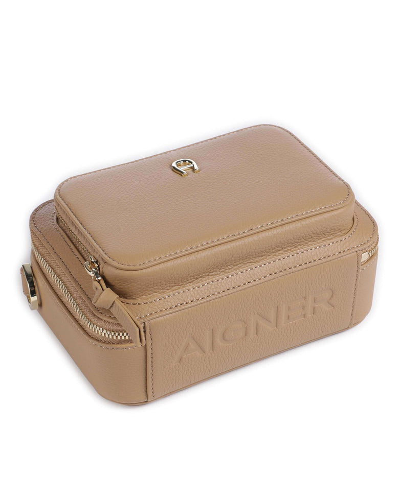 Aigner Zita S Crossbody bag trench beige