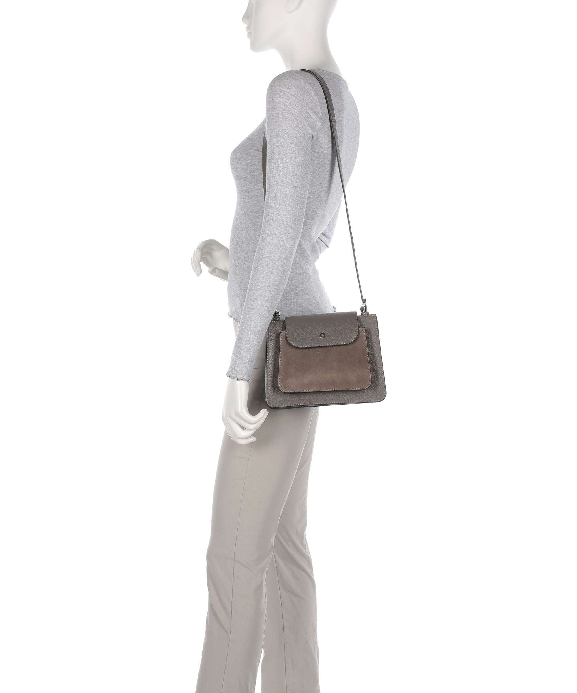 Aigner Delia S Handbag coal brown