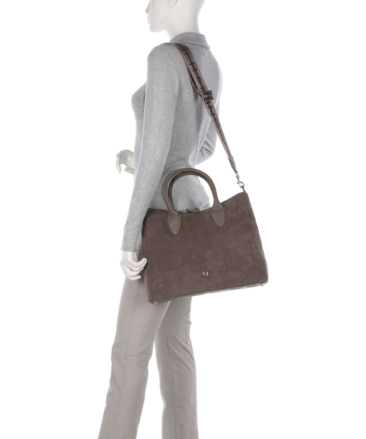 Aigner Zita M Handbag coal brown