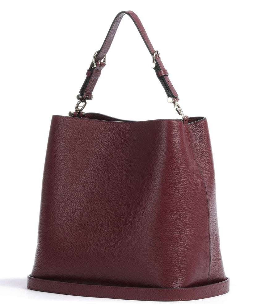 Aigner Delia M Hobo bag burgundy