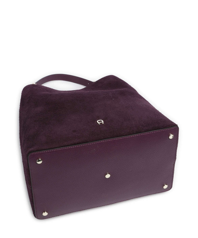 Aigner Delia M Hobo bag plum
