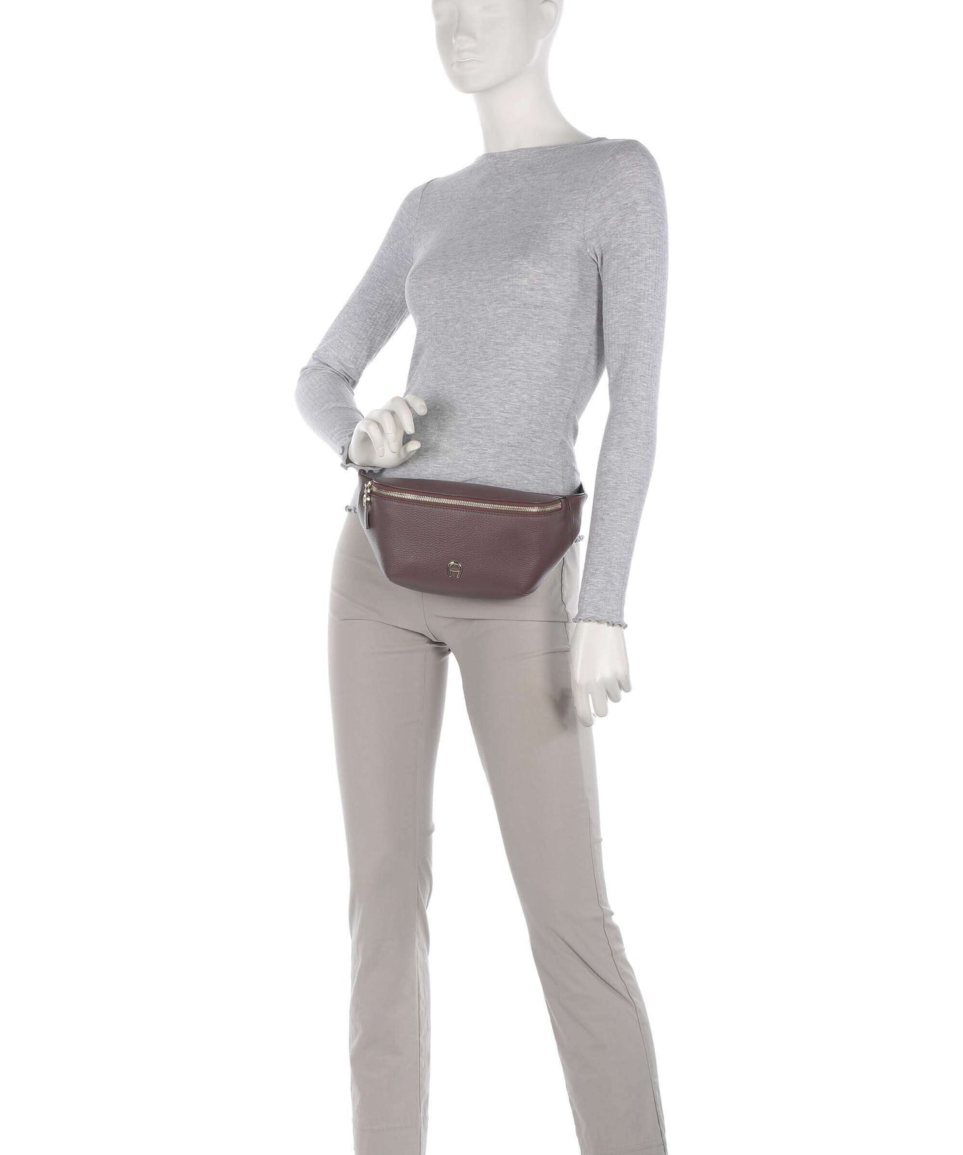 Aigner Fashion Fanny pack rosewood