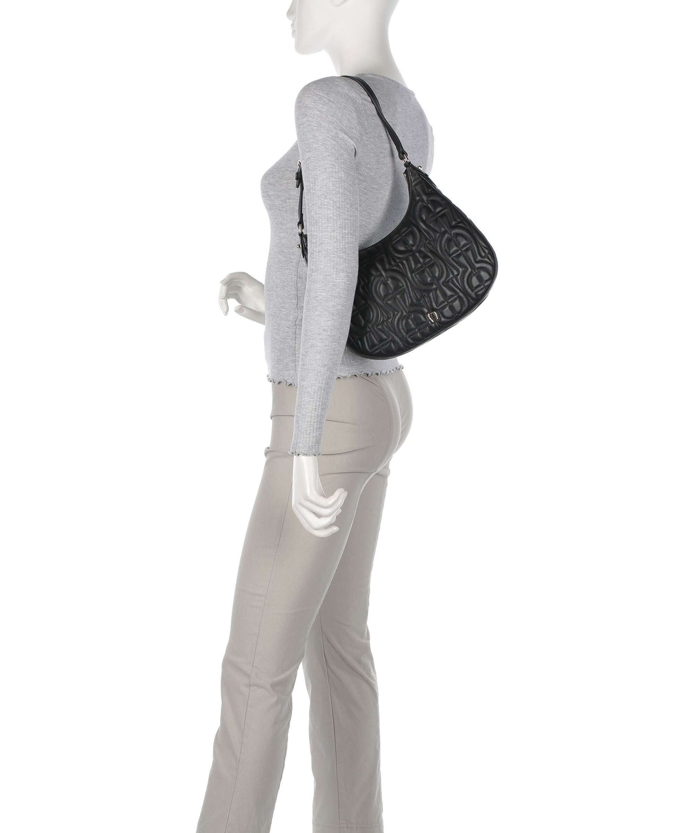 Aigner Diadora M Hobo bag black 