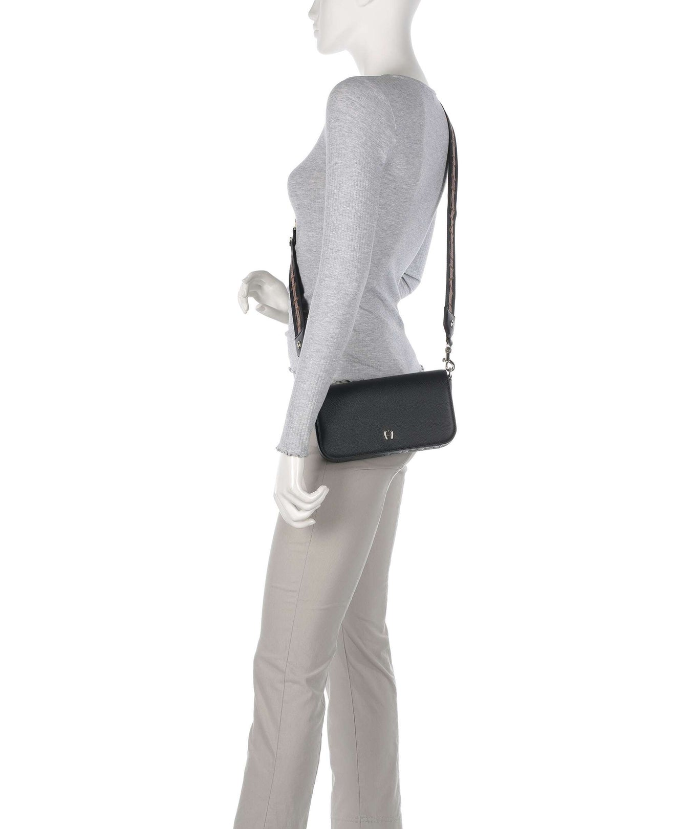 Aigner Zita S Crossbody bag black