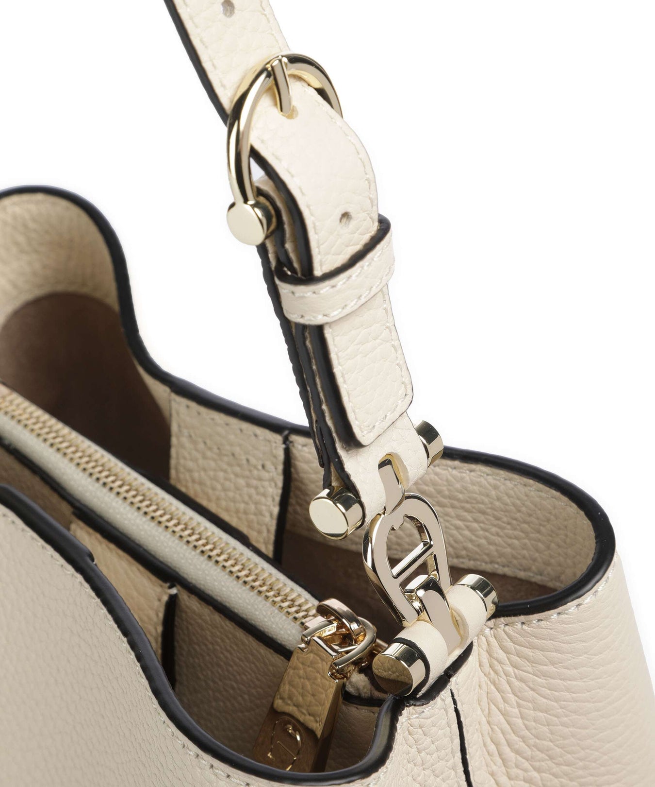 Aigner Delia S Bucket bag macadamia white