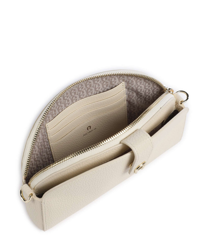 Aigner Fashion Phone bag macadamia white